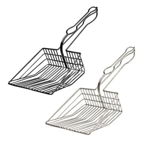 Metal Hollow Cat Litter Scoop Pet Toilet Sand Waste Scooper Shovel Cleaning Tool
