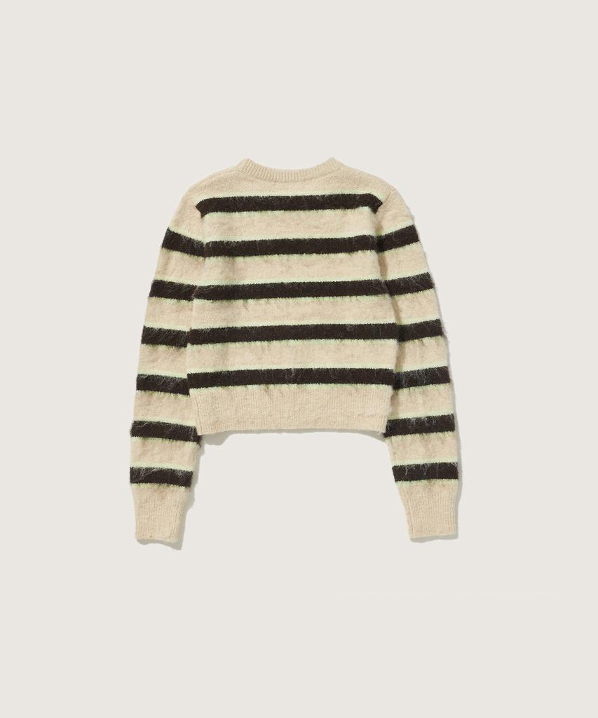 PLAC WOMEN Basic Striped Knit Beige