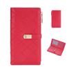 Women's Long Purse Hasp Closure Wallet Multi-card Slots Billfold Fashion Cell Phone Bag Zipper Coin Purse Card Holder Pu Leather Clutch Bag