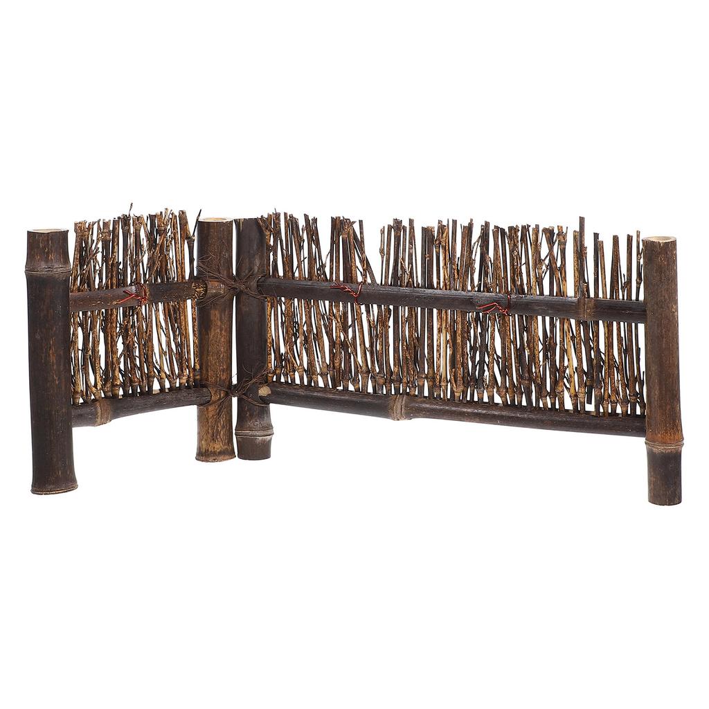 Miniature Fence Screen 14Cm Decorative Micro Landscape Garden Ornament Bonsai Plant Pot Craft Decoration Fairy Garden Home Decor