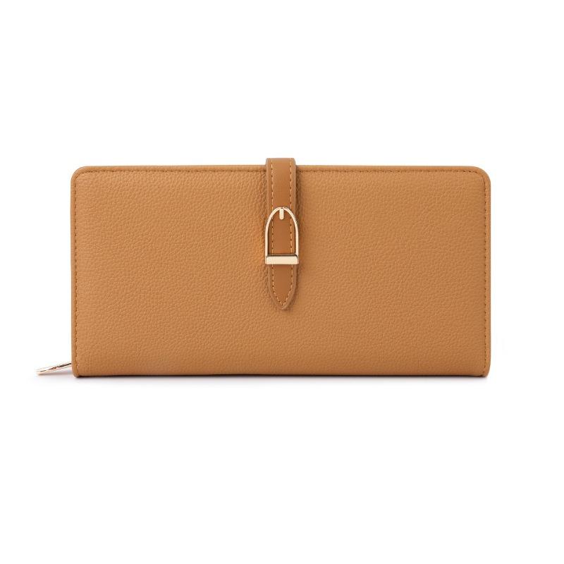 Imitation Cowhide Women's Long Wallet Portable Clutch Bag 20*10.5cm