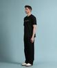PANICALE Black Wide Stitch Denim Pants (Type A)