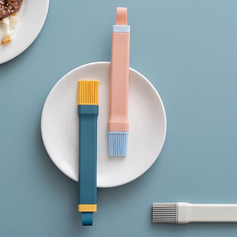 Grilling Silicone Pastry Brush BBQ Brush Butter Oil Bread Heat Resistant Seasoning Brushes