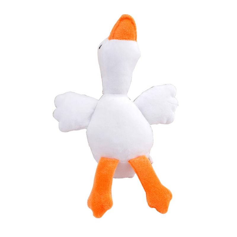 Duck Plush Toys Fluffy Doll Keychain Cute Animal Swan Goose Soft Dolls Stuffed