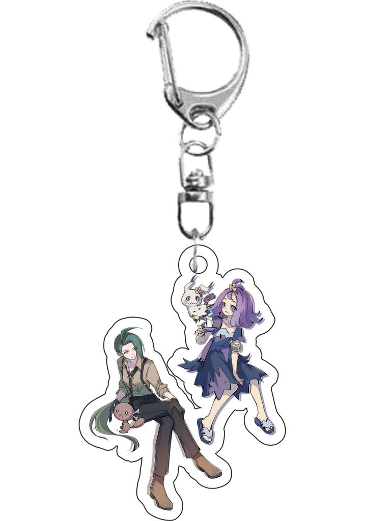 Anime Cartoons Acrylic Key Chain for Lance Lucy Cynthia Caitlin Steven Stone Acrylic Backpack Pendant Acrylic Key Buckle Pendant
