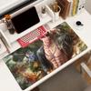 Game Love and Deepspac Caleb Mouse Pad Square Office Gaming Desk Mat Waterproof Non-Slip Rubber Decorative