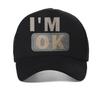 Motorcycle I Am Very Good Alphabet Creative Simple Versatile Baseball Cap Fashion Women's Casual Mesh Snapback Hats Trucker Hat