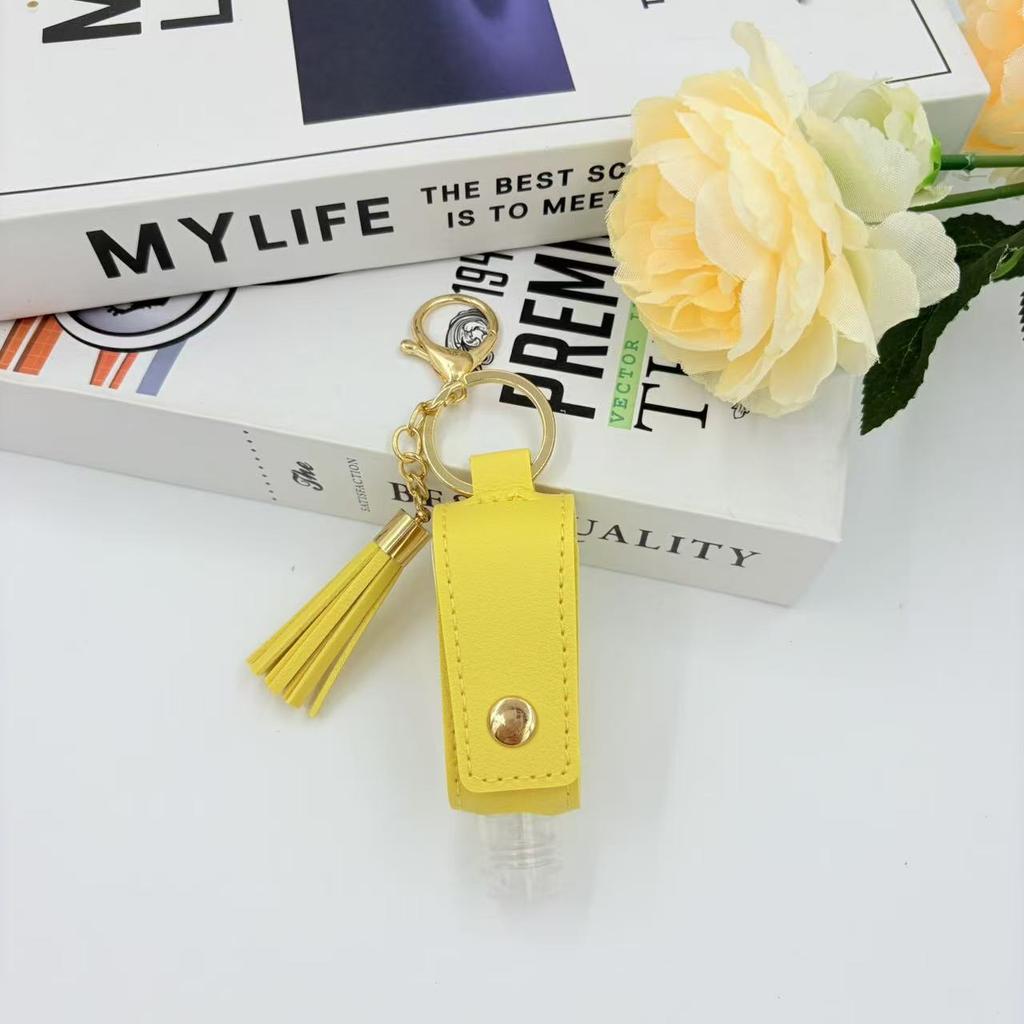 Portable Refillable Sanitizer Antibacterial Key Holder Pendant Ornament