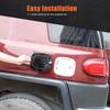 Glossy Black ABS Fuel Tank Cap Trim Cover For Toyota FJ Cruiser 2007-