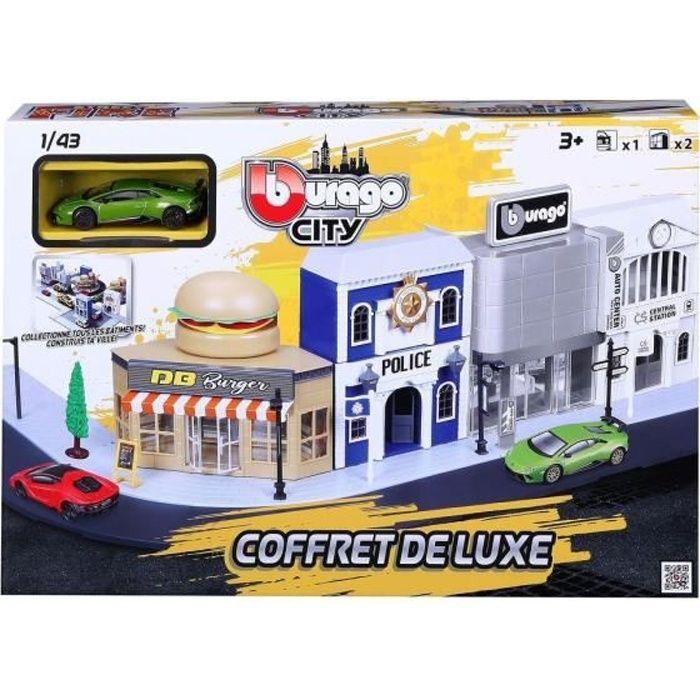 Bburago City Gift Set - Bburago - 1/43 - 2 Structures - Miniature Vehicle for Children