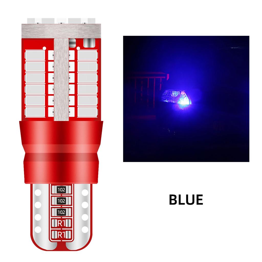 50/100PCS T10 W5W LED Bulbs 194 Car Interior Light Super Bright Day Running Light Canbus 12V License Plate Lamp 57SMD 3014