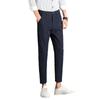 Suit pants men's spring and autumn trend temperament casual nine-point pants men's fashion solid color slim-fitting small straight pants