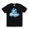 Heavyweight 260g Cotton Graphic Tee Men - Oversized Streetwear T-Shirt With Cartoon Ape Head Print Casual Wear