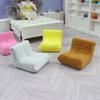 Miniature Sofa Model Figurine For 1/12 Scale Dollhouses Living Room Bedroom Scene Display Safe For Kids Imaginative Play