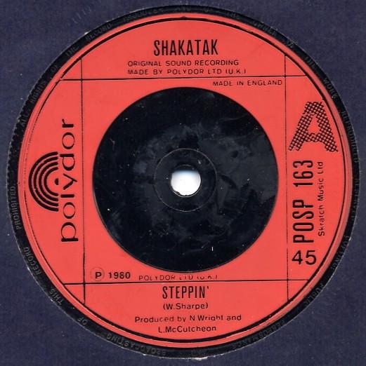 

7inch Record SHAKATAK Steppin POSP163 Polydor 1980 UK Dance Electronica Used