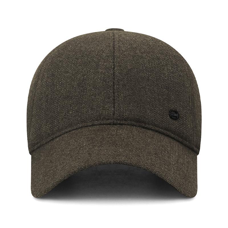 Cold-Proof Ear Protection Hat Men's Outdoor Winter Hat Middle-Aged and Elderly Baseball Cap Warm Outdoor Cap