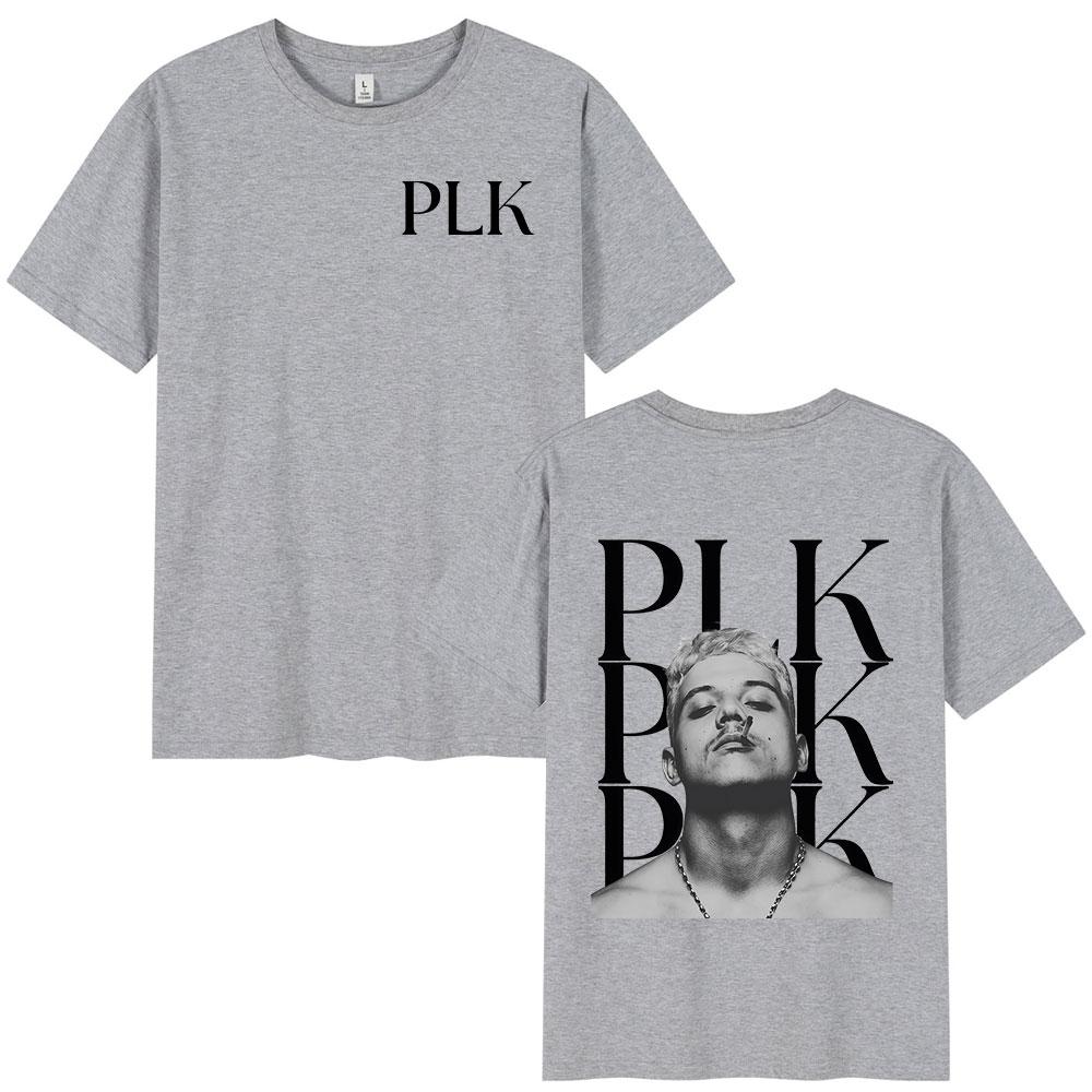 Rapper PLK Face Graphic Tshirt Unisex Women Clothing Fashion Hip Hop Music Tshirts Casual Cotton Short Sleeves T Shirt Streetwear