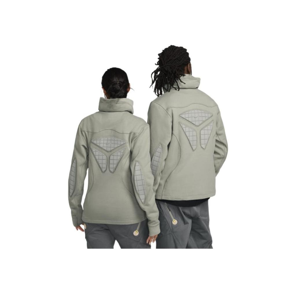 Nike ISPA Patchwork Hooded Pullover Long Sleeve Sweatshirt Unisex Tops Dark-Mud-Gray FJ7351-053