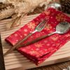 Cotton Linen Christmas Plaid Napkin Xmas Restaurant Dining Decor Table Napkin  Christmas