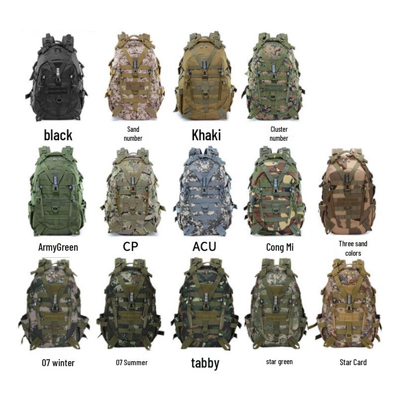 Multifunctional Camouflage Tactical Backpack - Large Capacity for Outdoor Sports & Travel