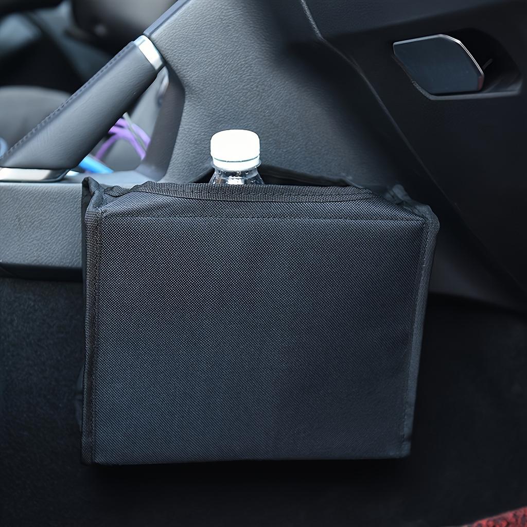 Black car-mounted garbage bin, multi-functional car-mounted storage bag, car storage box, car storage container