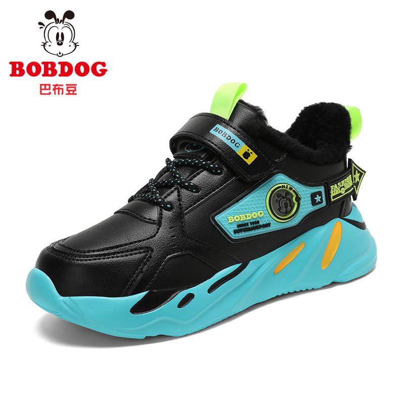 

Babu Bean Classmate Boys Shoes 2025 New Autumn and Winter Leather Waterproof Boys Middle and Older Children s Sports Shoes 40