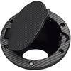 Czarna Pokrywa Nakrętki Zbiornika Paliwa Samochodowego ze Stali Włókna Węglowego Kompatybilna Z Modelami Jeep WRANGLER JK & JKU 2007-2012 2013 2014 2015 2016 2017 2018