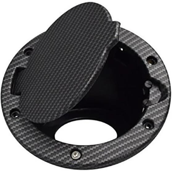Czarna Pokrywa Nakrętki Zbiornika Paliwa Samochodowego ze Stali Włókna Węglowego Kompatybilna Z Modelami Jeep WRANGLER JK & JKU 2007-2012 2013 2014 2015 2016 2017 2018