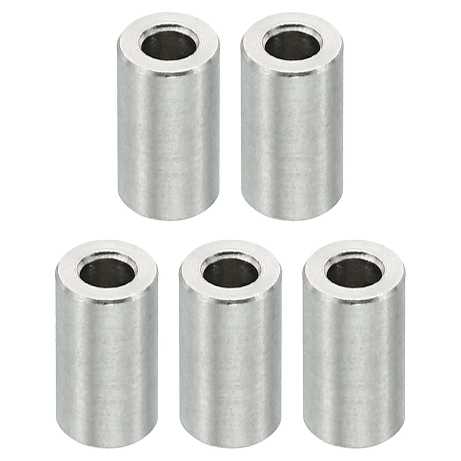 

PATIKIL M3 Stainless Steel Spacers Set of 5 Metal Spacers Stainless Steel 3.1mm Inner 3.1mm ID x 6mm