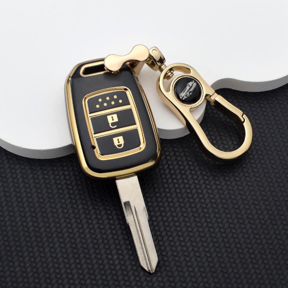 Soft TPU Car Remote Key Case Cover Keychain for Honda Accord Civic CRV HRV HR-V Jazz 2013 2014 2015 2016 Key Fob Shell Protector