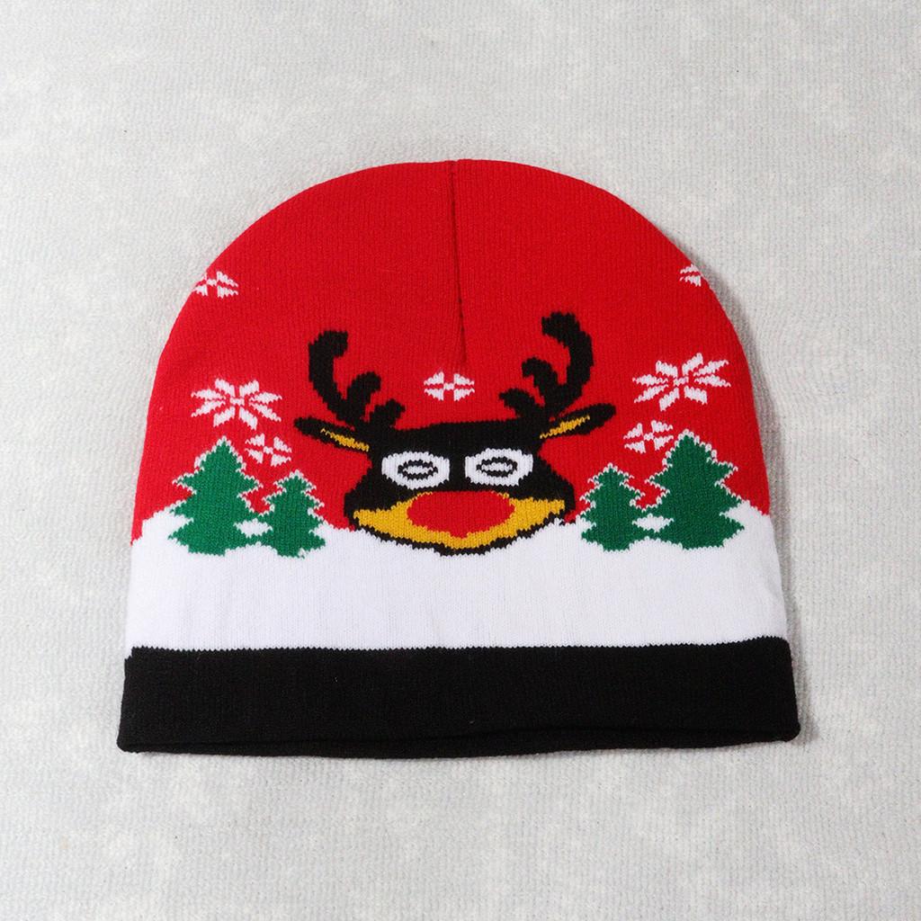 Nitted Hats Warm Christmas Hat Cute High Elastic Cap Soft Warm Cap Leisure Xmas
