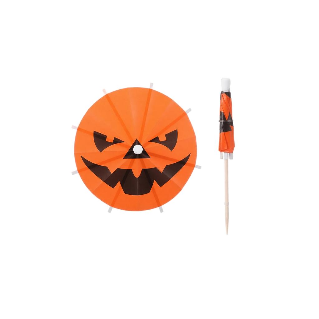 Cocktail Umbrellas 100 Count - Drink Umbrellas for Party Decorations, Appetizers, Drinks, Pool Party Supplies, Summer and Halloween