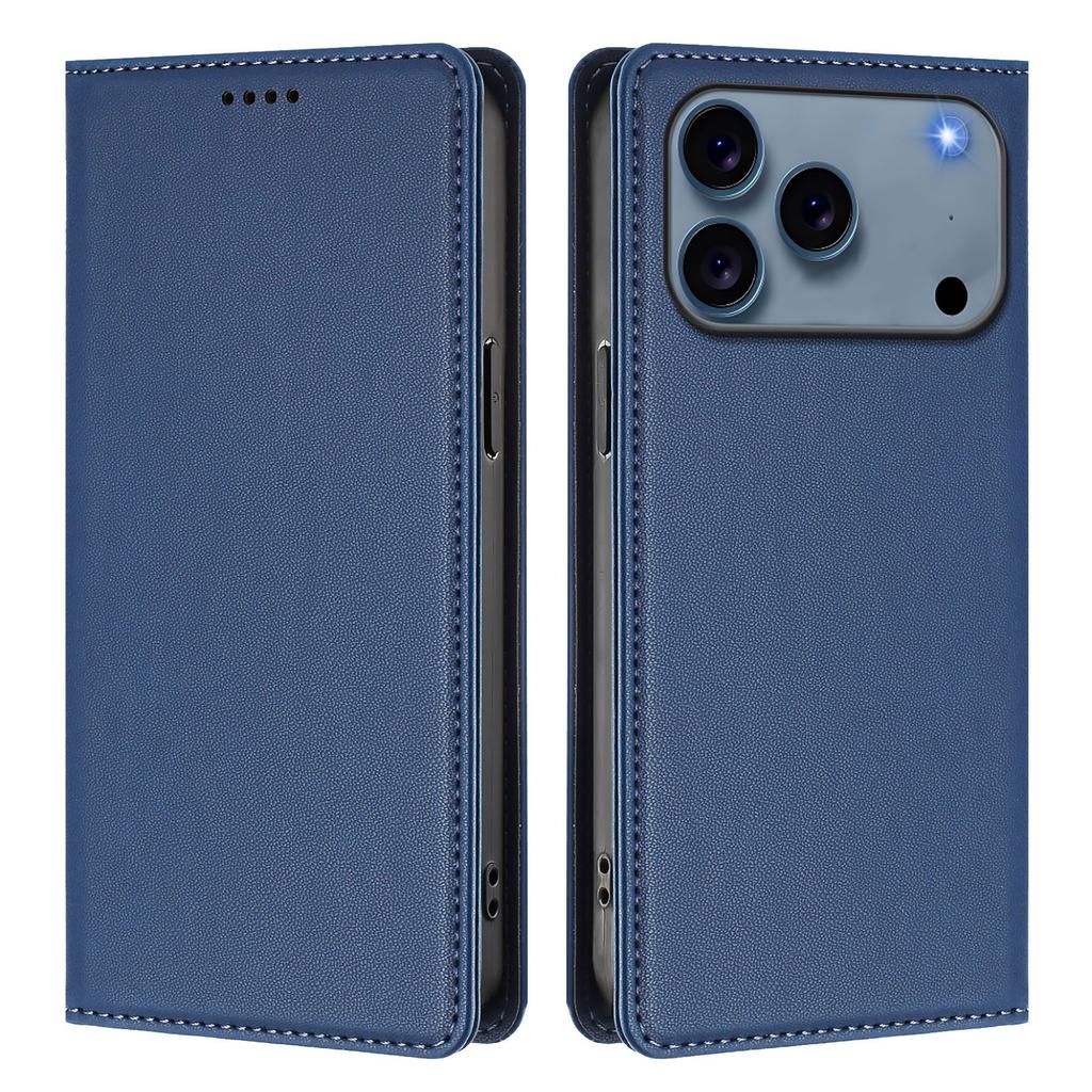 For iPhone 17 Pro Max Leather Wallet Case Magnetic Closure RFID Blocking Phone Cover