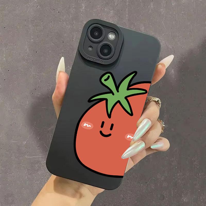Tomato and Egg Phone Case IPhone 16 15 Pro Max Case For IPhone 13 14 15 12 11 Pro XS Max 12 13 Mini XR X Plus Shockproof Case