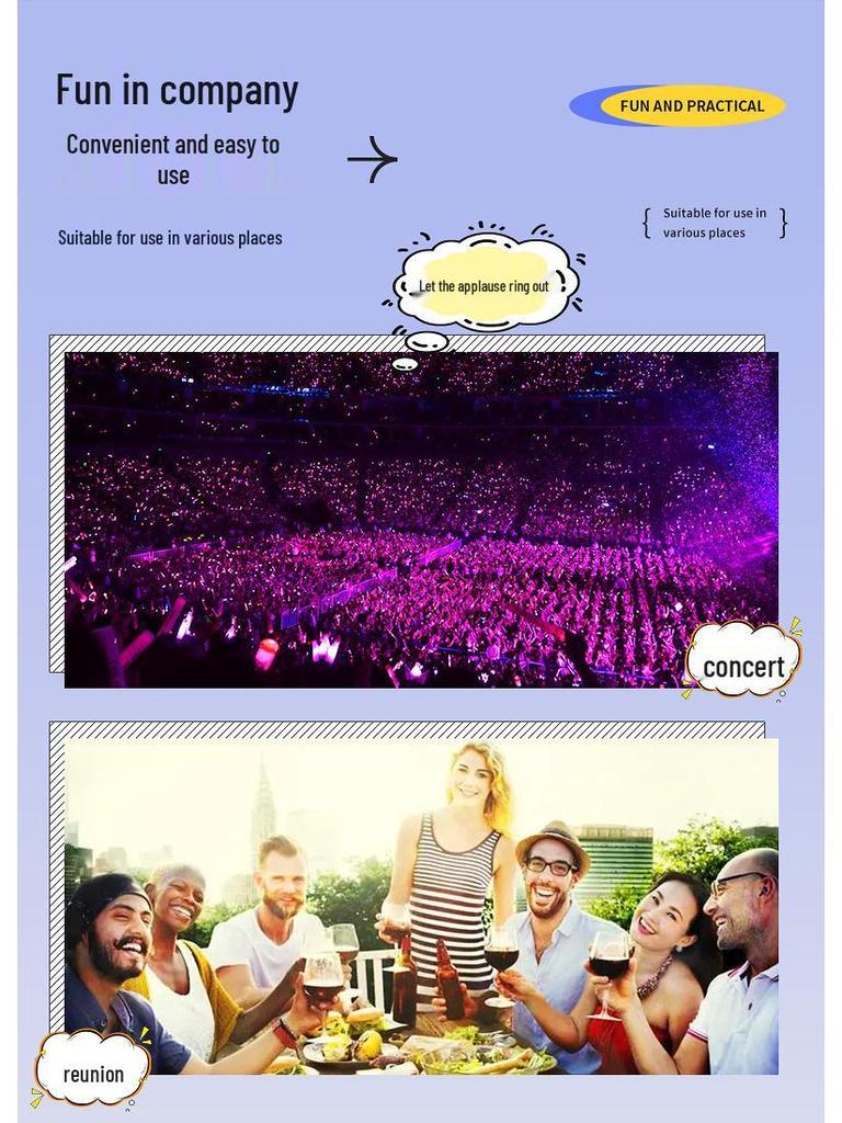 Japanese Cheering Stick: Clapping Hands Prank Toy for College Students