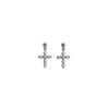 Cubic Cross Earrings