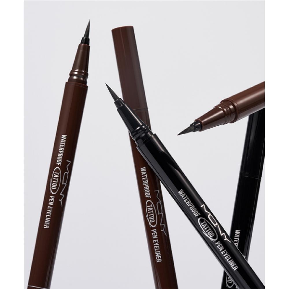 

Mqny [2 шт.] Водонепроникливий Тату-олівець для повік Гострий Рідкий Пензлик-олівець для повік 0,5 г Deep brown/Deep brown