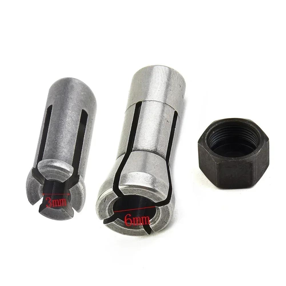 3mm 6mm Collet Chuck Replacement Chuck Cap for 906 7636208 GD0603 GD0601 Compatible Tool Parts for Lathe and Milling Operations
