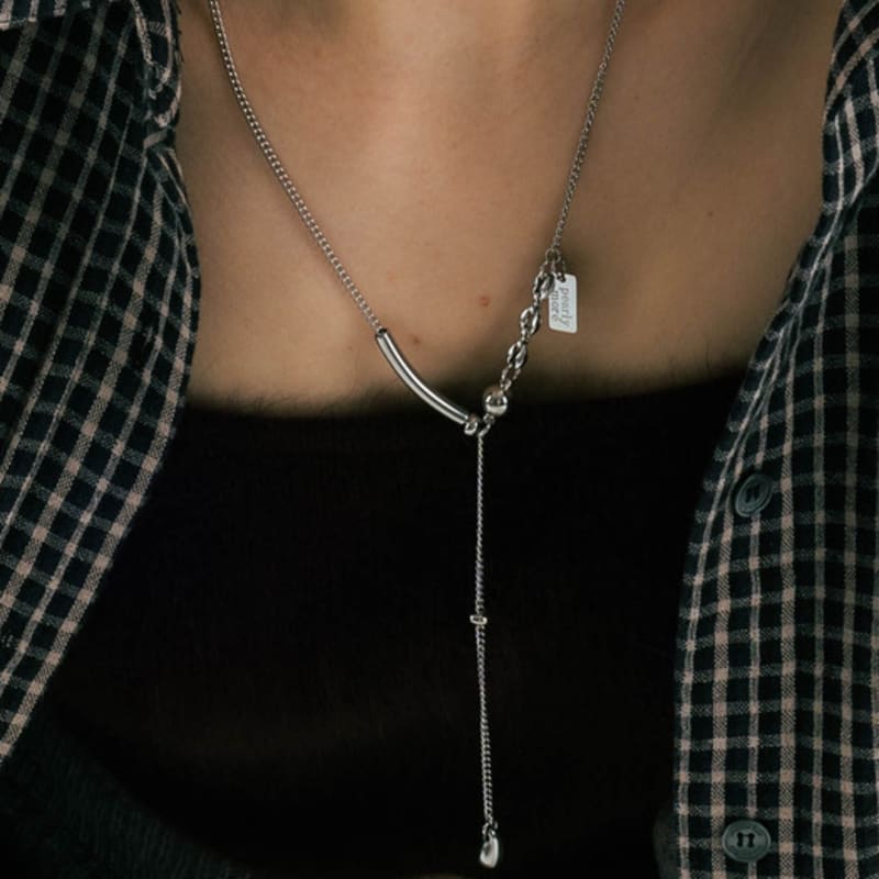 

Pearlymore Drop Pendant Magnet Slide Necklace_PM24N021WT free