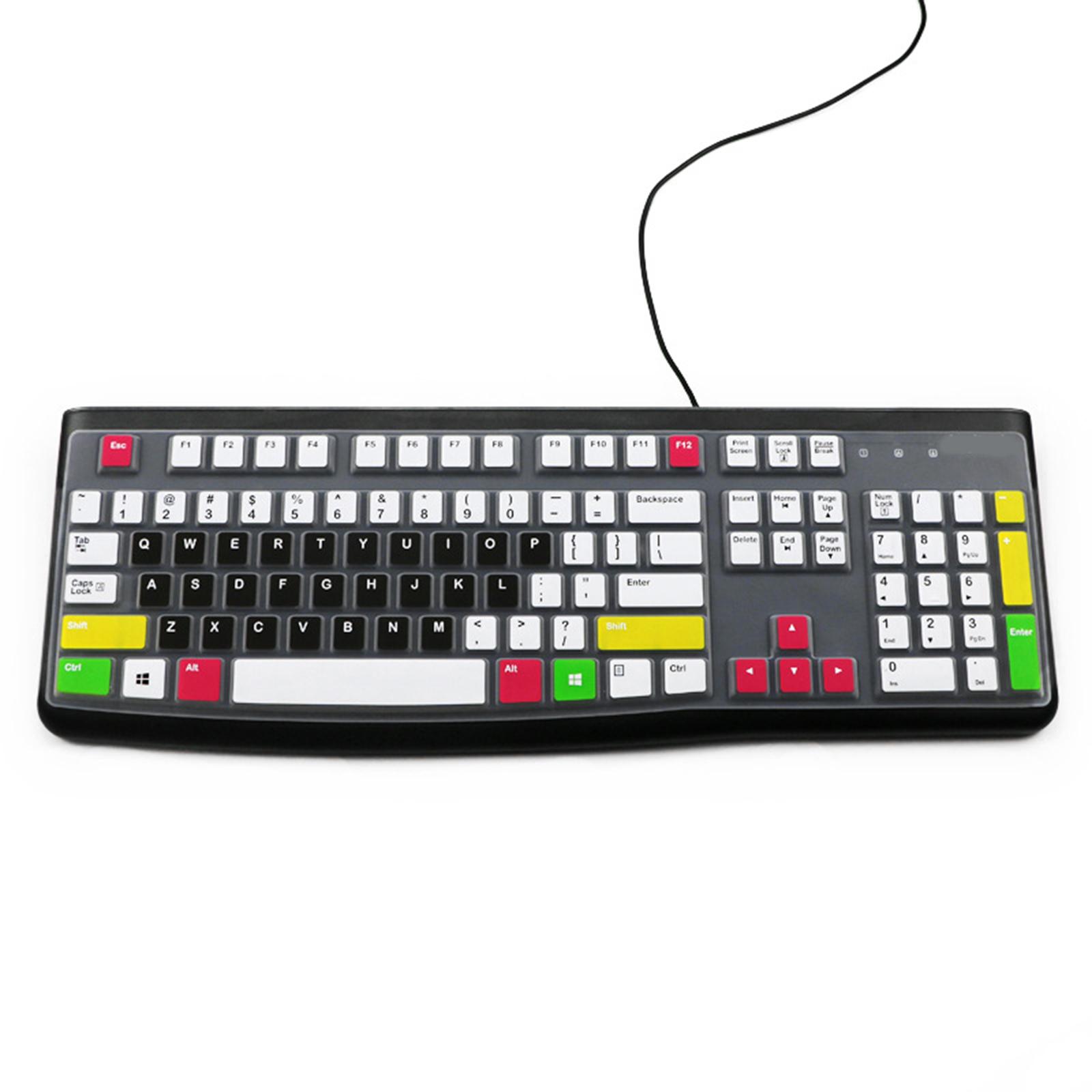 Porálló Vízálló Átlátszó Szilikon Billentyűzetvédő Bőr Védők Logitech K120 MK120 Vezetékes Billentyűzet Kiegészítők 5