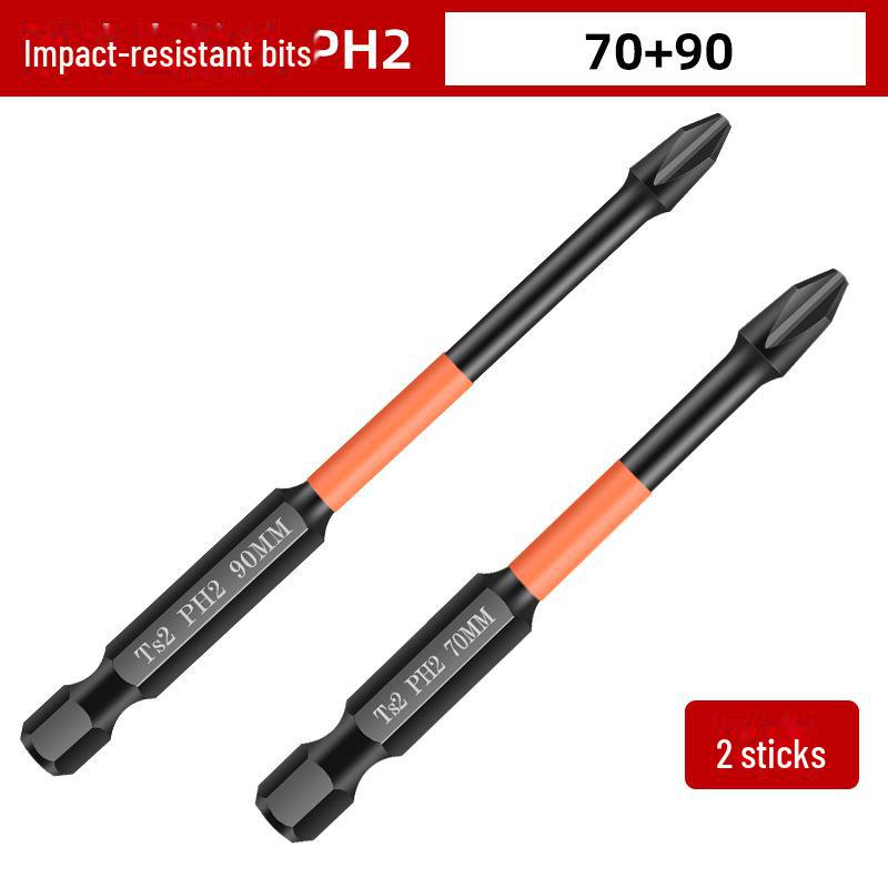 

Магнитная ударопрочная бита-отвертка с черным фосфатированием PH2 70+90 [2 pieces]