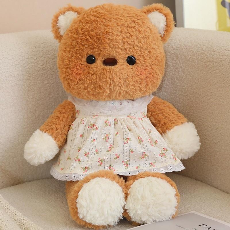 Fox Sheep Forest Husky Wolf Rabbit With Clothes Plush Toy Stuffed Doll Gift Kids