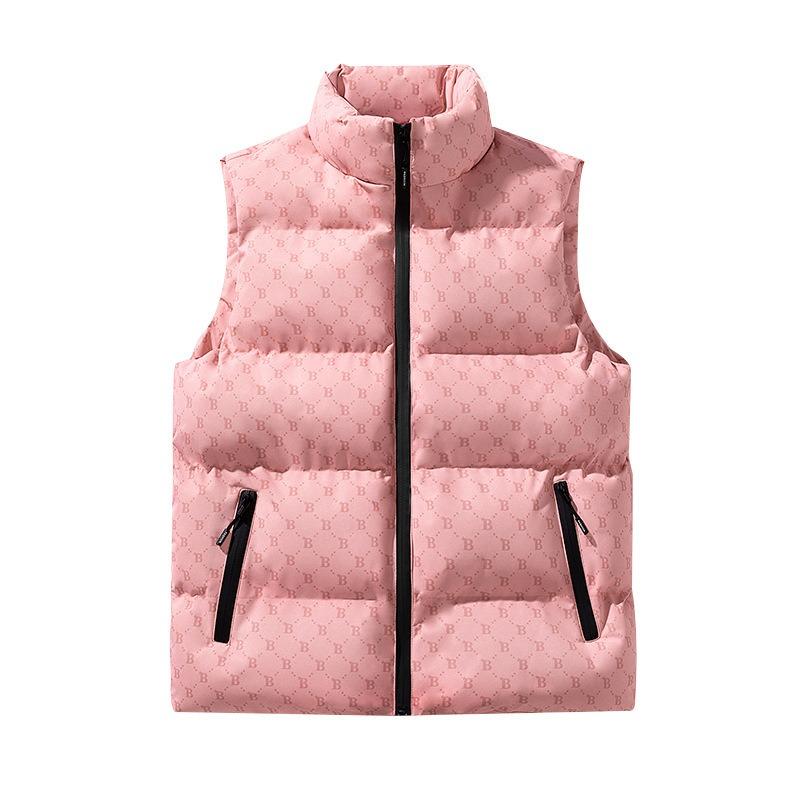 Autumn and winter new velvet warm vest versatile loose casual jacket men's fashion trend zipper vest