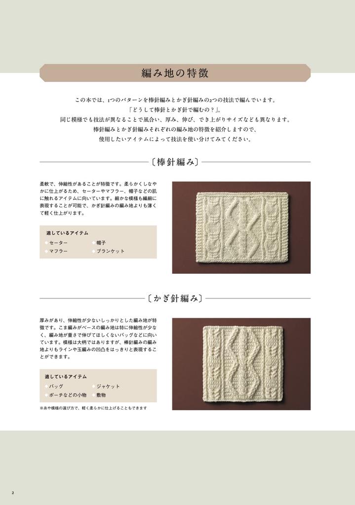 Aran Pattern Book That Can Be Knitted with Either a Crochet Hook or Knitting Needles (applemints)
