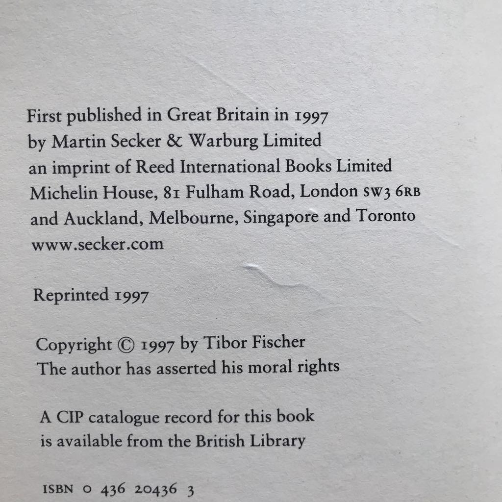 [USED] the Collector Collector Tibor Fischer