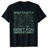 Funny Science Gift Idea Physicist Math Physics Graphic T-shirts Men Fashion Casual Tshirt 100% Cotton Loose Oversized T Shirt