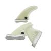 UPSURF Surfboard Fins FCS2 G5 Size Blue Honeycomb Thruster Set of 3 (White, G5)