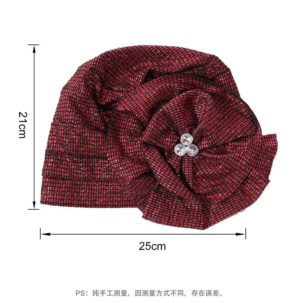 Simple Style Hijabs Wuman Hat Charm Trendy Headgear Fashion Women's Cap  Women