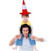 Birthday Party Traffic Cone Hat All Age Theme Party Stage Headgear Hat Photo Props Felt Headgear Hat for Party Gathering