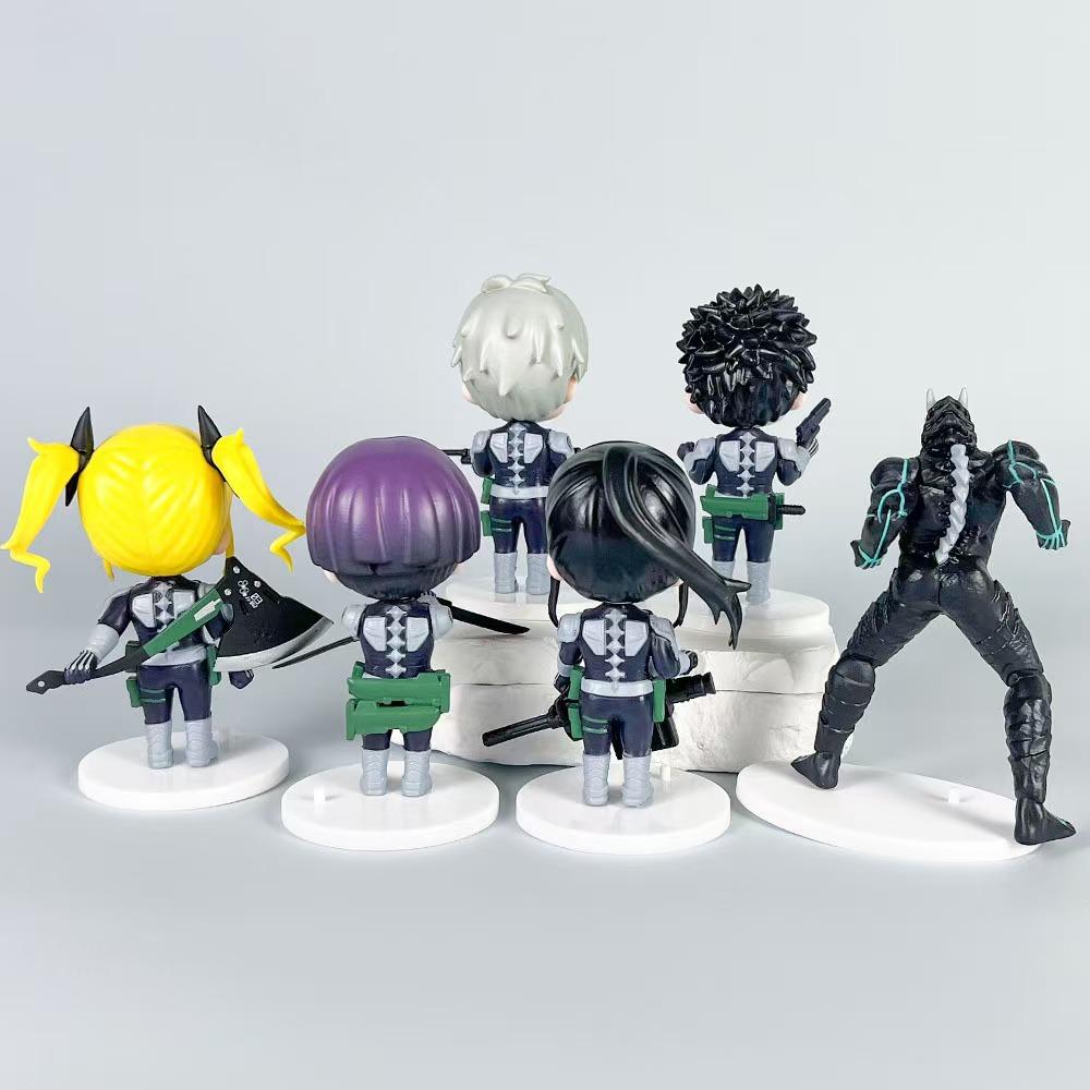 6Pcs Kaiju No. 8 Anime Figure Hibino Action Figure Model Toys Children Gifts